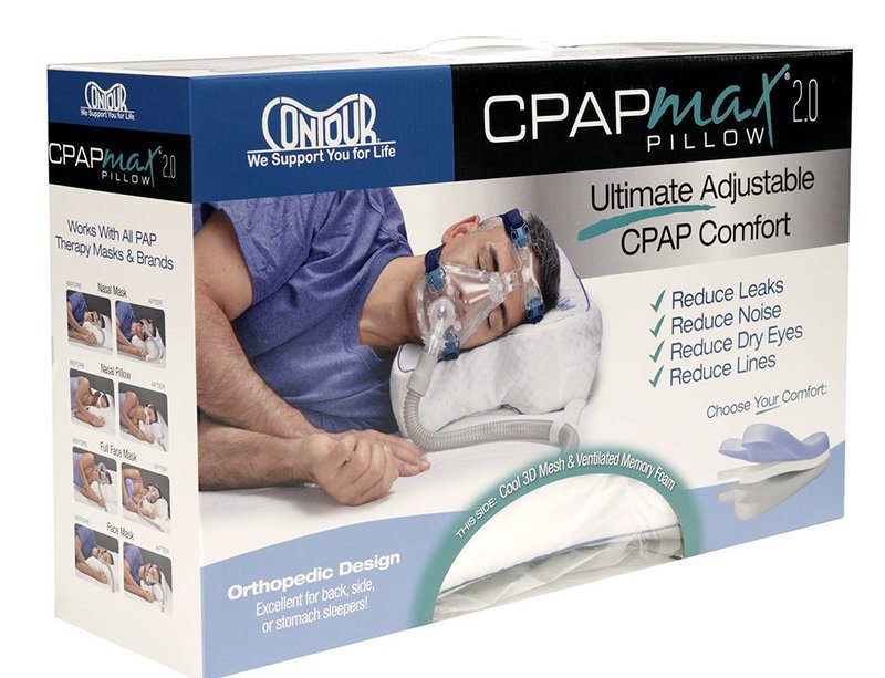 Contour MAX 2.0 Adjustable CPAP Pillow - Canadian CPAP Supply